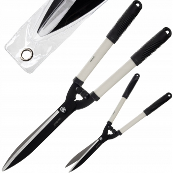 1Mcz Ruční zahradní nůžky 55cm černá bílá (black white)