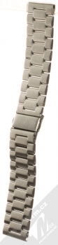 Aligator Watch Band PRO X pásek z leštěného kovu na zápěstí 22mm (bez osiček) stříbrná (silver)