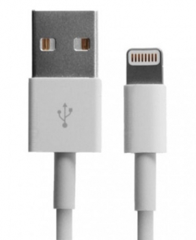 Apple MD818ZM/A originální USB kabel s Lightning konektorem pro Apple iPhone, iPad, iPod bílá (white) konektory