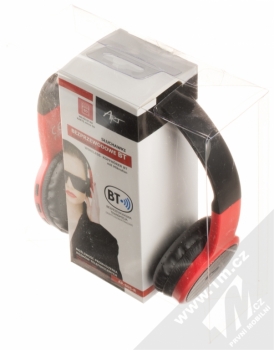 ART AP-B05-R Bluetooth Stereo headset černá červená (black red) krabička