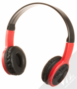 ART AP-B05-R Bluetooth Stereo headset černá červená (black red) zezadu