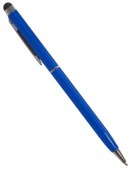 ART kapacitní stylus, dotykové pero s propiskou, pro mobilní telefon, mobil, smartphone, tablet modrá (blue)