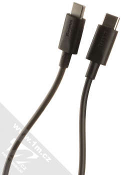 Baseus GaN5 Pro Fast Charger nabíječka do sítě s 1x USB Type-C + 1x USB výstupy 100W a USB Type-C kabel (CCGP090201) černá (black) USB Type-C kabel konektory