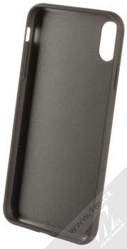 BMW Signature Perforated Leather ochranný kryt z pravé kůže pro Apple iPhone XS Max (BMHCI65PEBOBK) černá (black) zepředu