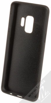 BMW Signature Real Leather kožený ochranný kryt pro Samsung Galaxy S9 (BMHCS9LLSB) černá (black) zepředu