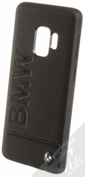 BMW Signature Real Leather kožený ochranný kryt pro Samsung Galaxy S9 (BMHCS9LLSB) černá (black)