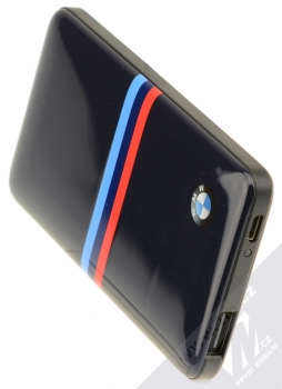 BMW Tricolor Stripes PowerBank záložní zdroj 4800mAh pro mobilní telefon, mobil, smartphone, tablet černá (black) konektory