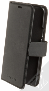 Bugatti Zurigo Full Grain Leather Booklet Case flipové pouzdro z pravé kůže pro Samsung Galaxy S9 černá (black)