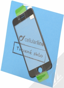 CellularLine Second Glass Ultra Capsule ochranné tvrzené sklo na kompletní displej pro Apple iPhone 7 černá (black)