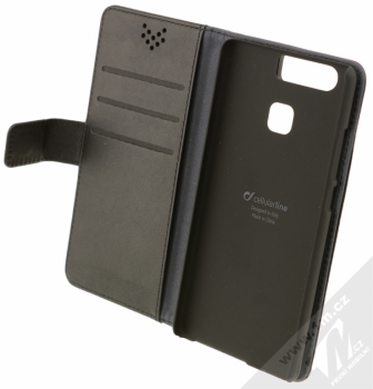 CellularLine Book Agenda flipové pouzdro pro Huawei P9 černá (black) otevřené