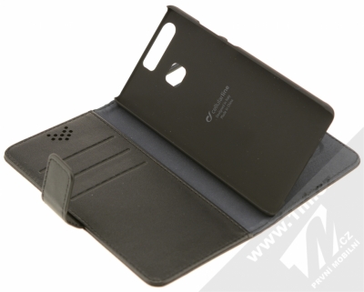CellularLine Book Agenda flipové pouzdro pro Huawei P9 černá (black) stojánek zepředu