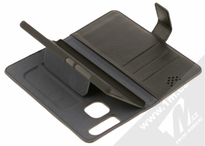 CellularLine Book Agenda flipové pouzdro pro Huawei P9 černá (black) stojánek zezadu