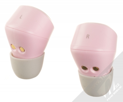 CellularLine Evade TWS Bluetooth stereo sluchátka (BTEVADETWSP) růžová (pink) zezadu