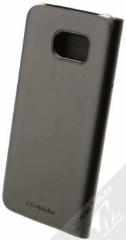 CellularLine Flip Book flipové pouzdro pro Samsung Galaxy S7 Edge černá (black) zezadu
