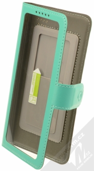 Celly View Unica XL univerzální flipové pouzdro pro mobilní telefon, mobil, smartphone tyrkysová (turquoise)