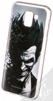DC Comics Joker 002 TPU ochranný silikonový kryt s motivem pro Samsung Galaxy J6 (2018) šedá (grey)