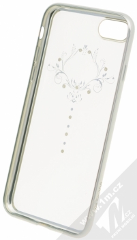 Devia Crystal Soft Case Iris ochranný kryt pro Apple iPhone 7 stříbrná (silver) zepředu