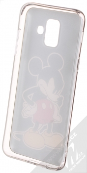 Disney Mickey Mouse 011 TPU ochranný silikonový kryt s motivem pro Samsung Galaxy A6 (2018) černá (black) zepředu