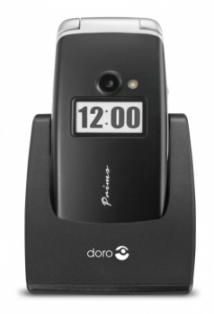 DORO PRIMO 413 černá (black) seniorský mobilní telefon, mobil, senior