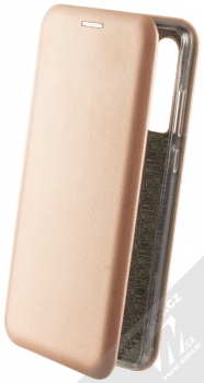 Forcell Elegance Book flipové pouzdro pro Huawei P30 růžově zlatá (rose gold)