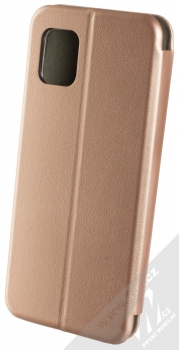 Forcell Elegance Book flipové pouzdro pro Samsung Galaxy Note 10 Lite růžově zlatá (rose gold) zezadu