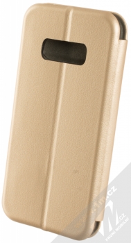 Forcell Elegance Book flipové pouzdro pro Samsung Galaxy S10e zlatá (gold) zezadu