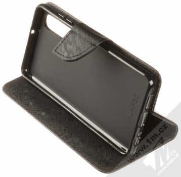 Forcell Fancy Book flipové pouzdro pro Huawei P30 černá (black) stojánek