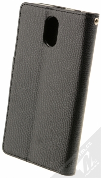 Forcell Fancy Book flipové pouzdro pro Lenovo Vibe P1m černá (black) zezadu