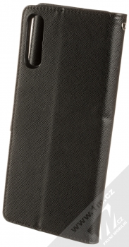 Forcell Fancy Book flipové pouzdro pro Samsung Galaxy A70 černá (black) zezadu