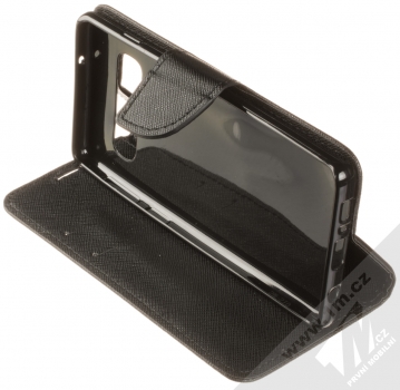 Forcell Fancy Book flipové pouzdro pro Samsung Galaxy S10 černá (black) stojánek