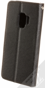 Forcell Fancy Book flipové pouzdro pro Samsung Galaxy S9 černá (black) zezadu