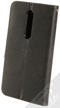 Forcell Fancy Book flipové pouzdro pro Xiaomi Mi 9T černá (black) zezadu