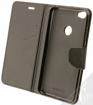 Forcell Fancy Book flipové pouzdro pro Xiaomi Redmi Note 5A Prime černá (black) otevřené