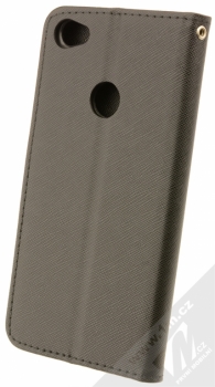 Forcell Fancy Book flipové pouzdro pro Xiaomi Redmi Note 5A Prime černá (black) zezadu