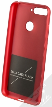 Forcell Jelly Matt Case TPU ochranný silikonový kryt pro Huawei Y6 Prime (2018) červená (red) zepředu