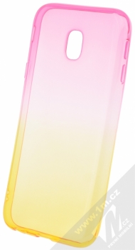 Forcell Ombre TPU ochranný kryt pro Samsung Galaxy J3 (2017) růžová zlatá (pink gold)