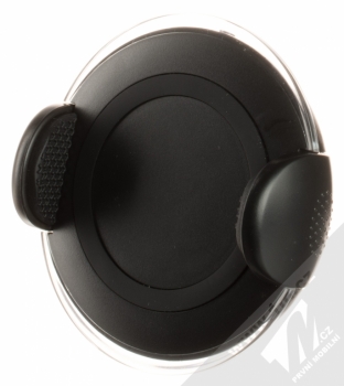 Forcell Plate Wireless Charger univerzální držák s bezdrátovým nabíjením se samonalepovací podložkou a do mřížky ventilace automobilu černá (black) vanička