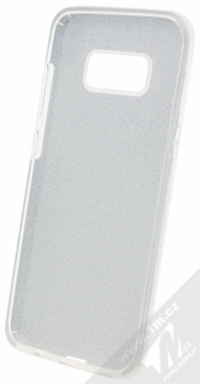 Forcell Shining třpytivý ochranný kryt pro Samsung Galaxy S8 stříbrná (silver) zepředu