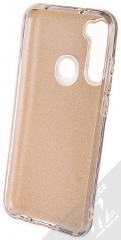 Forcell Shining třpytivý ochranný kryt pro Xiaomi Redmi Note 8 zlatá (gold) zepředu