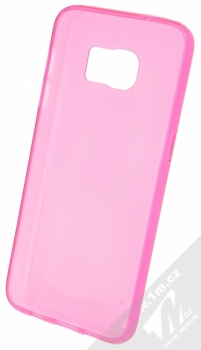 Forcell Ultra-thin ultratenký gelový kryt pro Samsung Galaxy S7 růžová průhledná (pink) zepředu