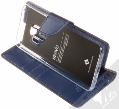 Goospery Bravo Diary flipové pouzdro pro Samsung Galaxy S9 tmavě modrá (navy blue) stojánek