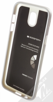 Goospery i-Jelly Case TPU ochranný kryt pro Samsung Galaxy J5 (2017) stříbrná (metal silver) zepředu