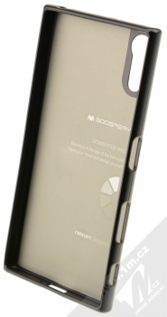 Goospery i-Jelly Case TPU ochranný kryt pro Sony Xperia XZ černá (metal black) zepředu