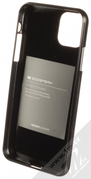 Goospery Jelly Case TPU ochranný silikonový kryt pro Apple iPhone 11 Pro Max černá (black) zepředu