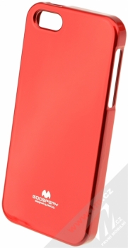 Goospery Jelly Case TPU ochranný silikonový kryt pro Apple iPhone 5, iPhone 5S, iPhone SE červená (red)