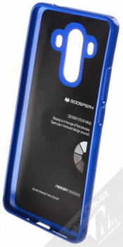 Goospery Jelly Case TPU ochranný silikonový kryt pro Huawei Mate 10 Pro tmavě modrá (dark blue) zepředu