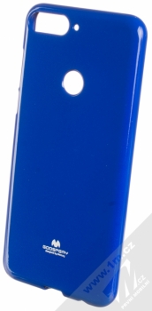Goospery Jelly Case TPU ochranný silikonový kryt pro Huawei Y7 Prime (2018), Honor 7C tmavě modrá (dark blue)
