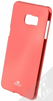 Goospery Jelly Case TPU ochranný silikonový kryt pro Samsung Galaxy S6 Edge+ červená (red)