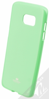 Goospery Jelly Case TPU ochranný silikonový kryt pro Samsung Galaxy S7 Edge mátově zelená (mint)