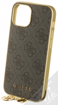Guess Charms 4G ochranný kryt pro Apple iPhone 13 mini (GUHCP13SGF4GGR) šedá zlatá (grey gold)
